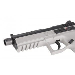 Страйкбольный пистолет ASG CZ P-09 CO2, GBB, Metal Slide, Urban Grey (18943)